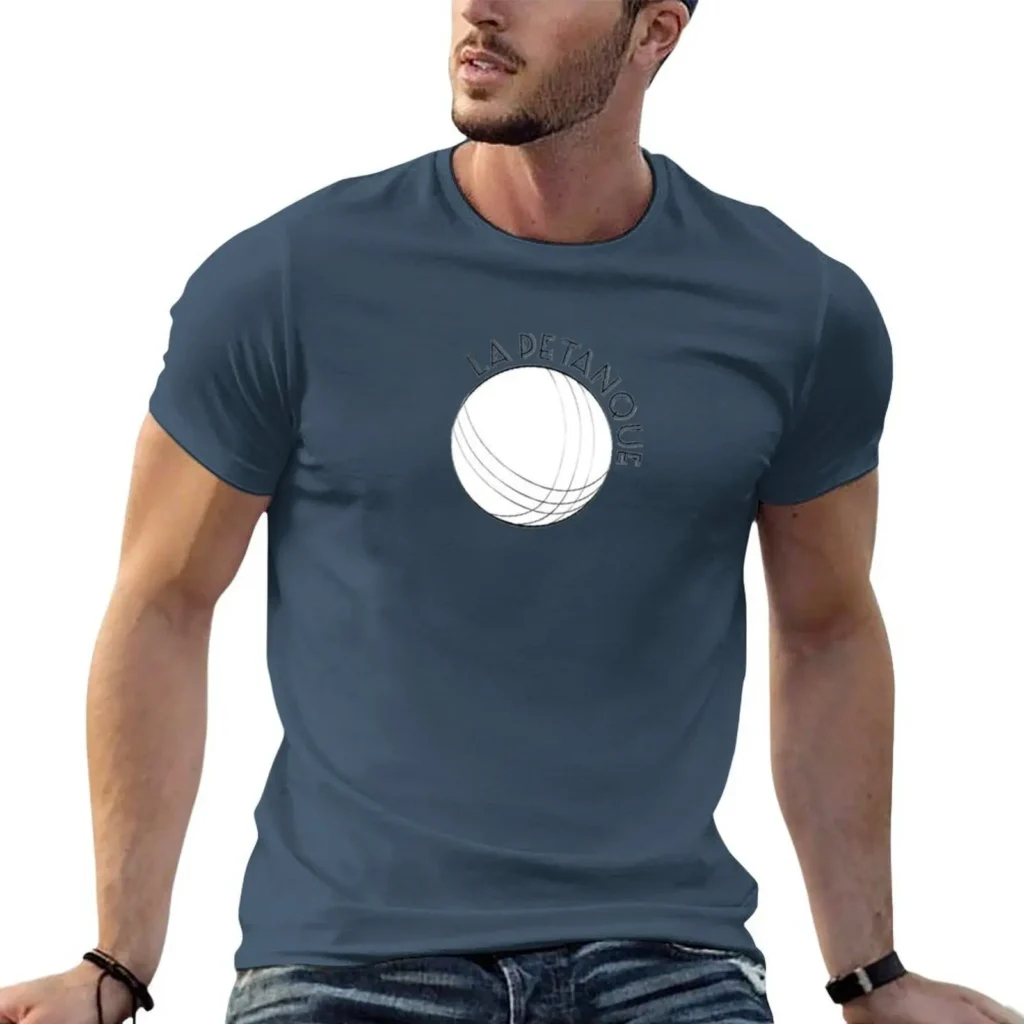 tee-shirt graphique bleu